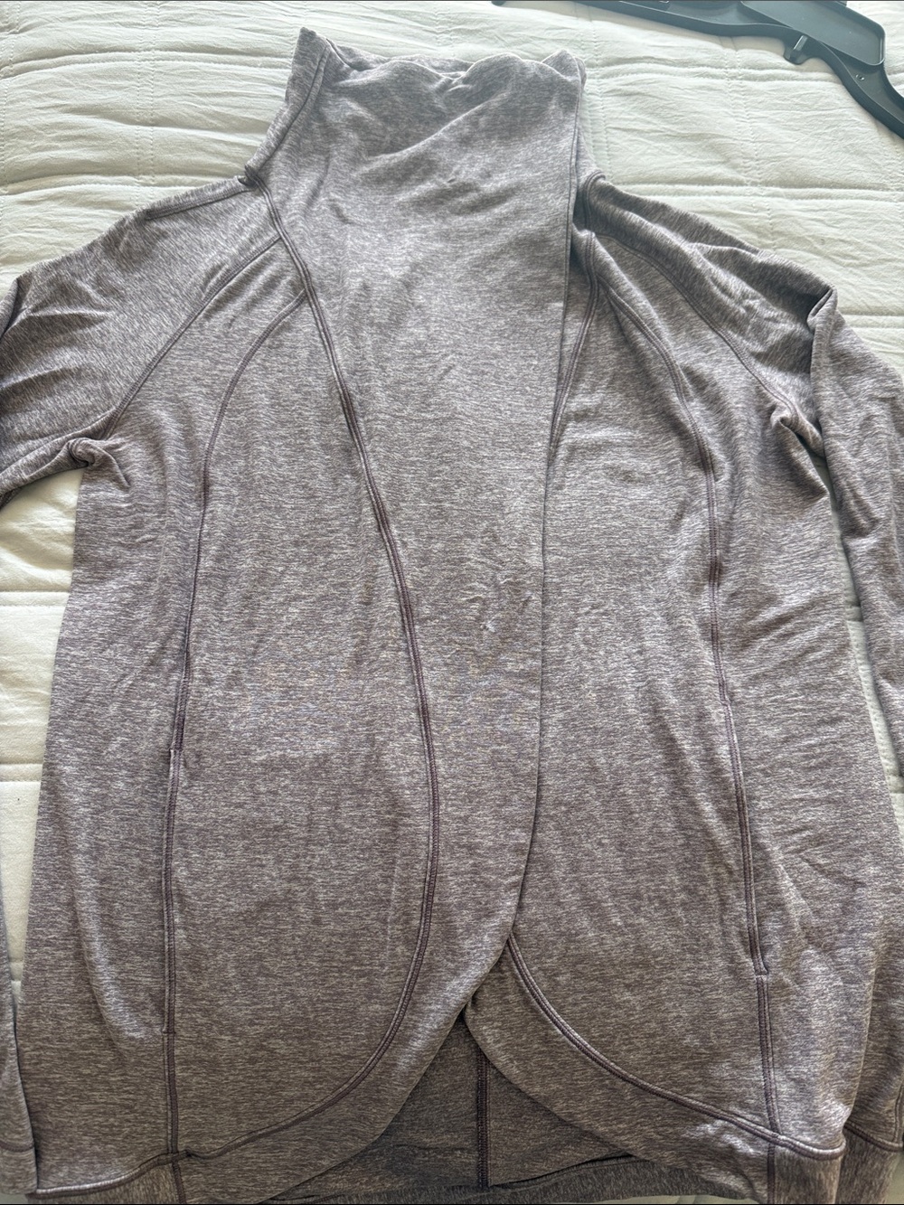 Lululemon Heather Lavender Activewear Wrap Sweater
